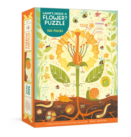 What's Inside a Flower? 500 Piece Jigsaw Puzzle