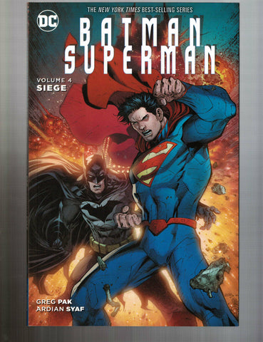 BATMAN SUPERMAN VOL 4 SIEGE SC - DC, 2016 - NEW!