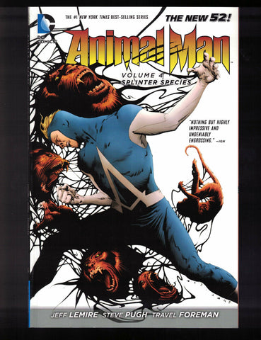 Animal Man Vol 4 "Splinter Species" DC Comics New 52 (2014) NEW! Lemire (W) Pugh