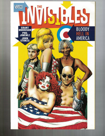 INVISIBLES VOL 4 BLOODY HELL IN AMERICA SC - Vertigo, 1998 - (W) Morrison - NEW!