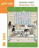 Edward Gorey Seventeen Cats 300 Piece Jigsaw Puzzle